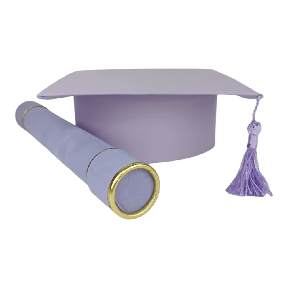 Capelo E Canudo De Formatura Lilás Adulto