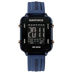 Relógio Unissex Digital Esportivo á Prova D´agua Pulseria Silicone Tela Display Lcd Casual Azul