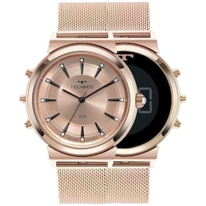 Relógio Technos Feminino Curvas Digital Rosé - 9t33ac-1j 9t33ac-1j