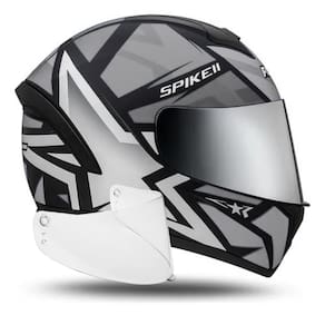 Capacete Masculino Peels Spike 2 Preto + Viseira Cromada
