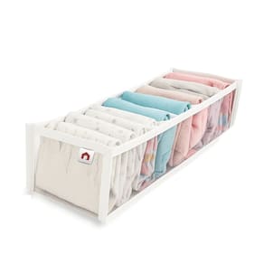 Colmeia Organizadora de Calcinhas Cuecas Roupas Íntimas Tamanho PP 10x30x8,5cm com 10 Divisórias Organizador de Gavetas