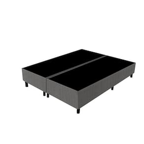 Base Cama Box Queen Gazin 158x198x39cm Poliester Cinza