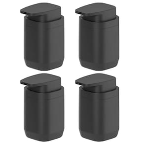 4x Dispenser Saboneteira Sabonete Liquido Ou Aura Preto