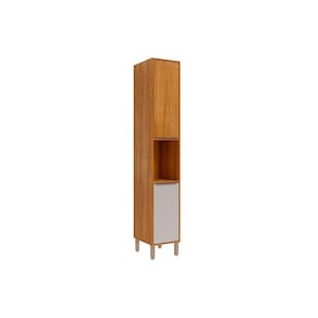 Paneleiro de Cozinha Modulado Divina c/ 2 Portas e 1 Nicho p/ Forno 37 cm Cinamomo/Off White - MGM