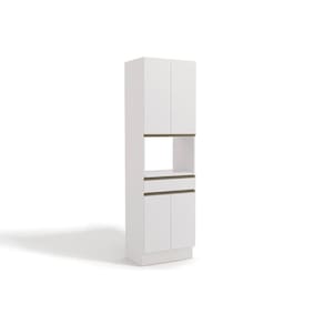 Paneleiro de Cozinha Maxxi G751 c/ 4 Portas 1 Gaveta e 1 Nicho p/ Forno 70cm Branco - Kappesberg