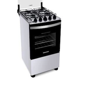 Fogão Brastemp 4 Bocas com Botões Removíveis e Acendimento Automático - BFO4NB