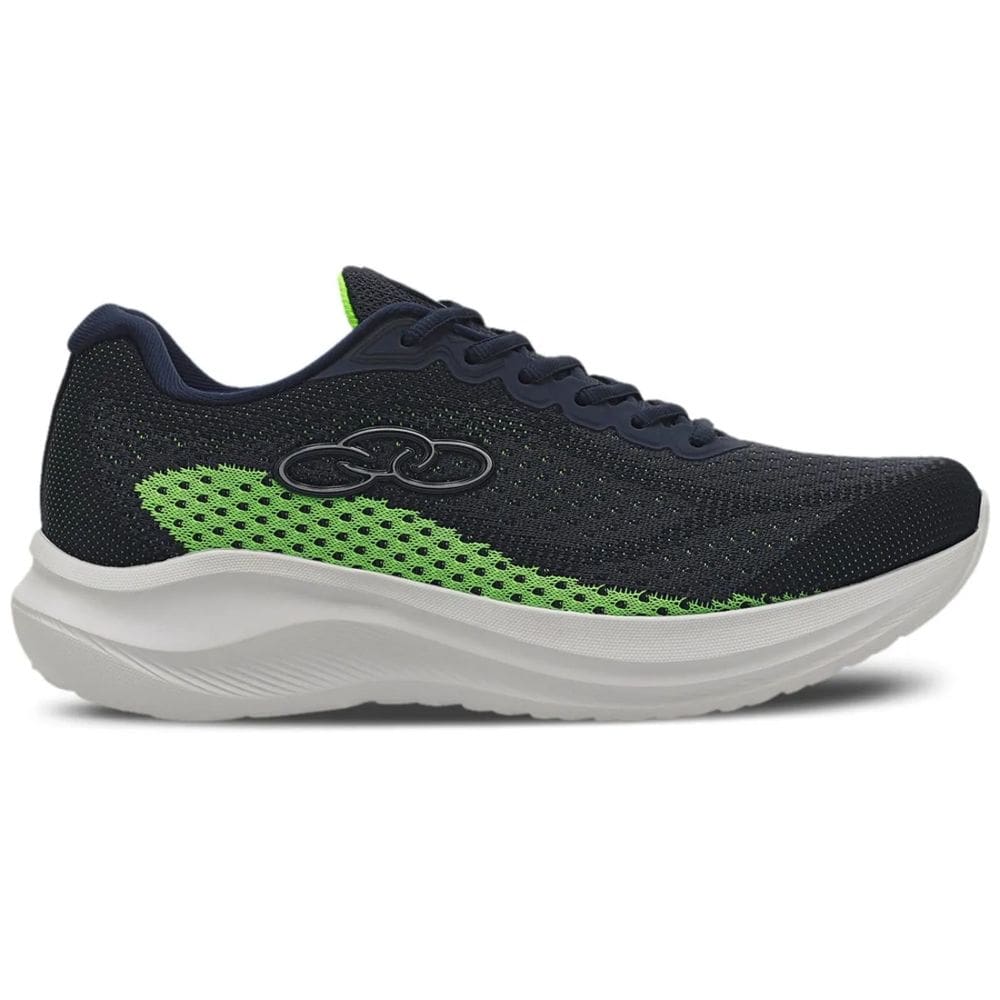 Tênis Olympikus Soma Caminhada Masculino Marinho Verde