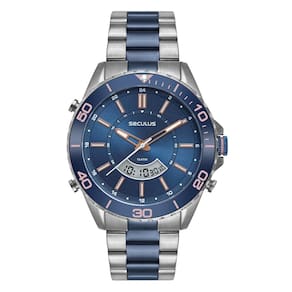 Relógio Seculus Masculino Ref: 44270gpsvoa3 Anadigi Bicolor