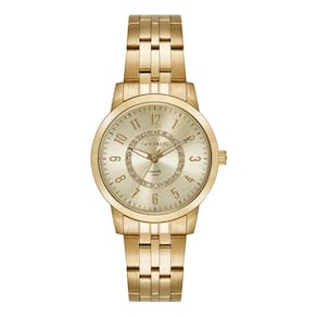Relógio Seculus Feminino Ref: 44289lpsvda1 Casual Aço Dourado