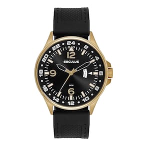 Relógio Seculus Masculino Ref: 44279gpsvdu2 Esportivo Dourado