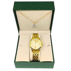 Relógio Feminino Tuguir Analógico 9182H Dourado