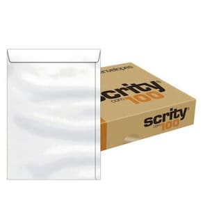 Envelope Saco Branco Sof325 176X250Mm Caixa Com 100 Unidades