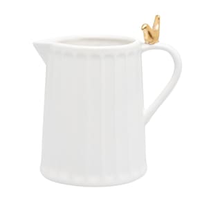Leiteira de Cerâmica Branca Colibri 180ml - Wolff