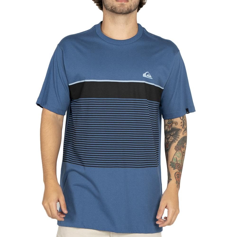 Camiseta Quiksilver Tijuana WT25 Masculina Azul Escuro