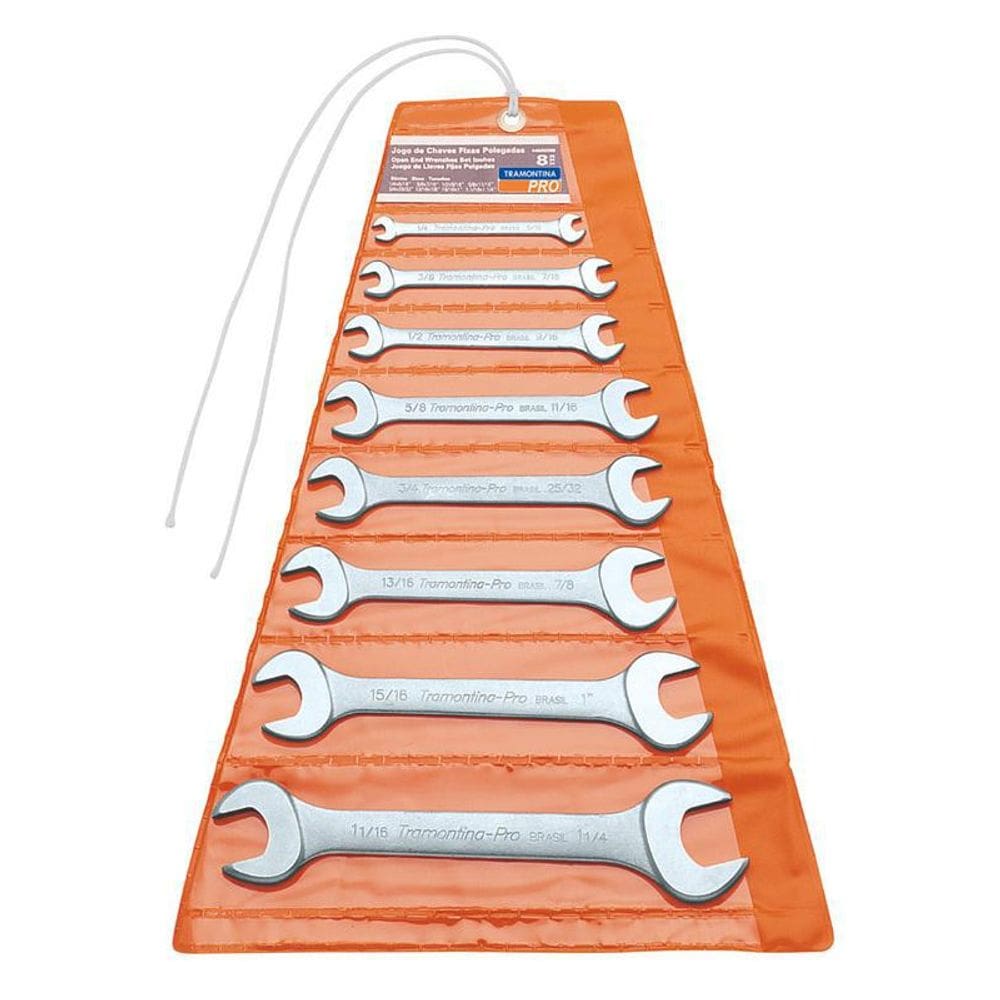 Conjunto Chave Fixa 8 Peças Tramontina 44620208