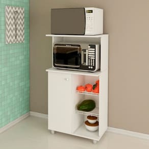 Balcão Multiuso com 1 Porta e 2 Cestos para Fruteira