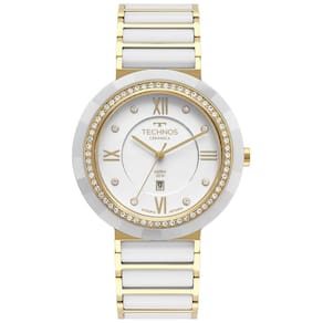 Relógio Technos Feminino Ceramic-saphire Dourado - 2015cek-2b 2015cek-2b