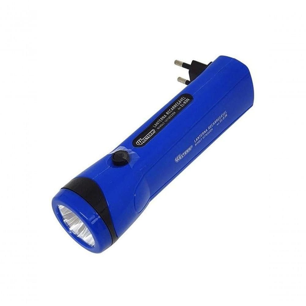 Lanterna Recarregavel Western Color 4 Leds
