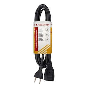 Cordao Prolongador Pp Plano 10a 0,75 5m Preto