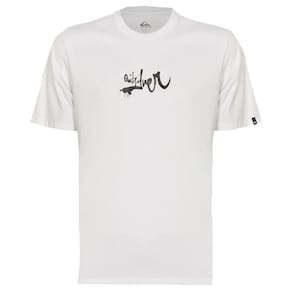 Camiseta Quiksilver Impaired Logo DNA WT25 Masculina Branco