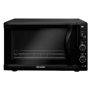 Forno Elétrico De Bancada Mueller 50 Litros E Vidro Duplo MFB50F Preto 110V