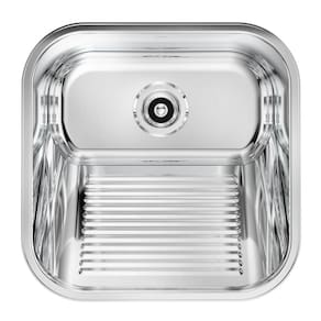 Tanque Docol Loggica 25 L em Aço Inox Alto Brilho 40x40 cm