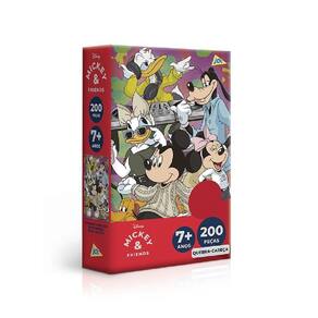 Quebra-cabeça 200 Peças Mickey Real Life - Toyster