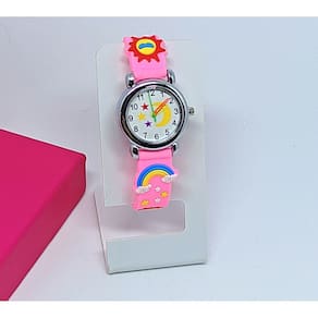 Relógio Infantil Analógico Quartzo Pulseira silicone Esporte Desenho Animados 3D para Crianças Meninas Meninos Bebês
