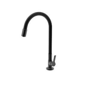 Torneira para Cozinha com Bica Autralis Preto Matte