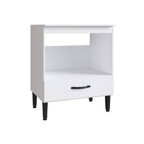 Balcão para Cozinha com Tampo 1 Porta Light Branco