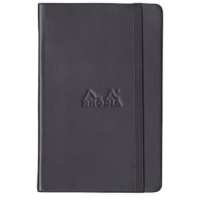 Caderno Rhodia A5 Webnotebook Dot Black 96 folhas