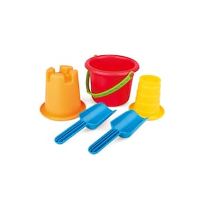 Conjunto de praia Sand Toys Hape 5 em 1 para crianças de 18 meses ou mais
