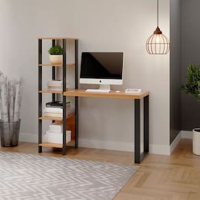 Mesa Escritório c/Torre Industrial 122,5 X 44cm F29 - Pradel