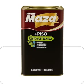 Tinta Piso Grafeno Branco 18L Maza