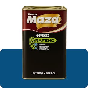 Tinta Piso Grafeno Azul 18L Maza