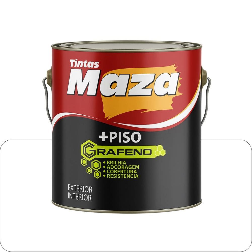 Tinta Piso Grafeno Branco 3,6L Maza