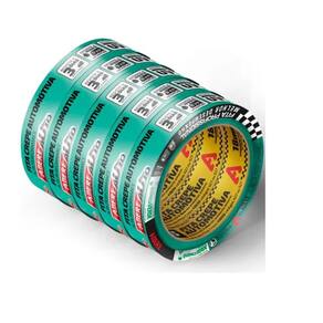 Kit com 5 Fita Crepe Automotiva 525S Verde 18MM X 50M Adere