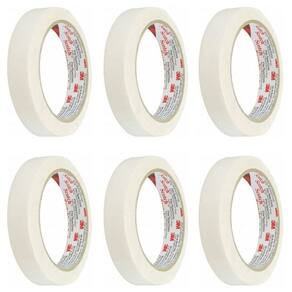 Kit 6 Fita Dupla Face de Acetato 3M SCOTCH 1442 25MM X 30M