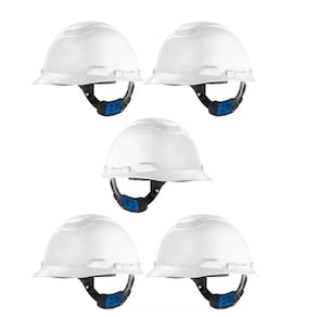 Kit com 5 Capacete Segurança 3M H700 Eletricista Engenheiro Branco