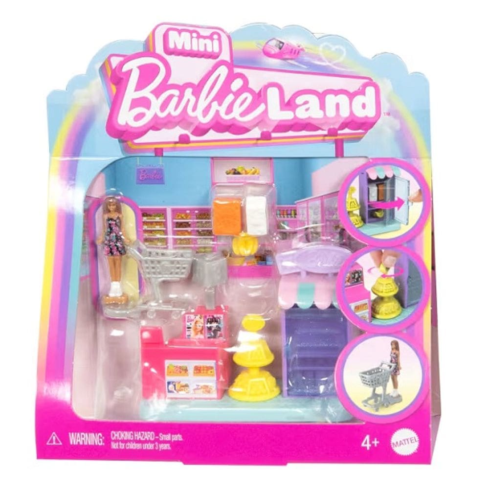 Barbie Mini Barbieland Coleção de Mini Mundos Mattel JCR29 Mercado