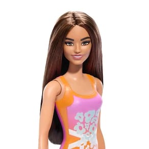 Boneca Barbie Praia Maio Laranja Mattel DWJ99-