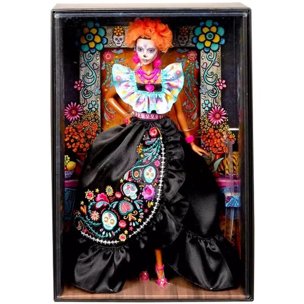 Boneca Barbie Exclusiva do Dia dos Mortos Mattel HRM72