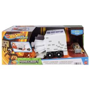 Hot Wheels Lancador Surpresa Minecraft Mattel JFV69
