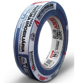 Fita Crepe para Pintura Imobiliaria Azul 527S Adere 24MM X 50M