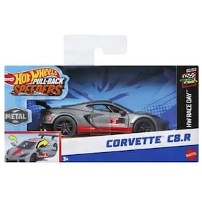 Carro HOT Wheels Pullback Mattel HPR70 Corvete