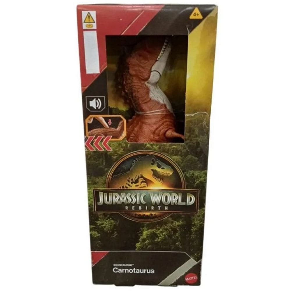 Jurassic WORLD com Som 30CM Carnotaurus Mattel JGM12