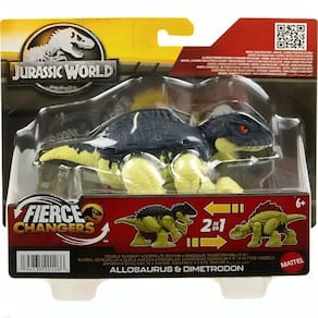 Jurassic WORLD Fierce Changers Duplo Perigo Mattel HLP05 Allosaurus