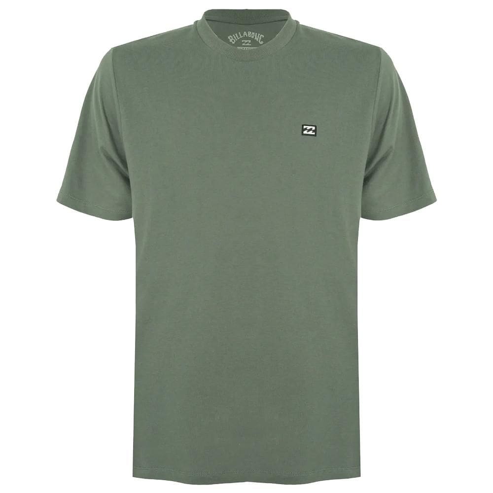 Camiseta Billabong Icon Patch WT25 Masculina Verde Escuro