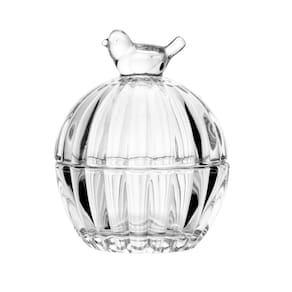 Potiche de Cristal Bird 8cm x 8cm x 9,5cm - Wolff