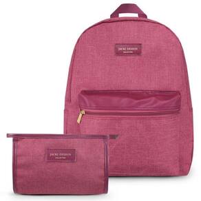 Conjunto Mochila E Necessaire De Envelope Joy Vinho